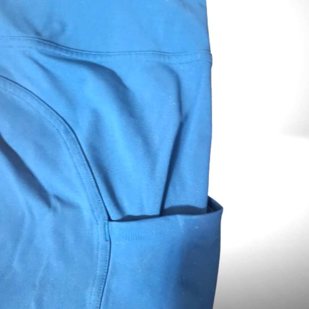 Lululemon Blue High-Rise Leggings w/ Side Pockets (Size 8) - Picture 8 of 11